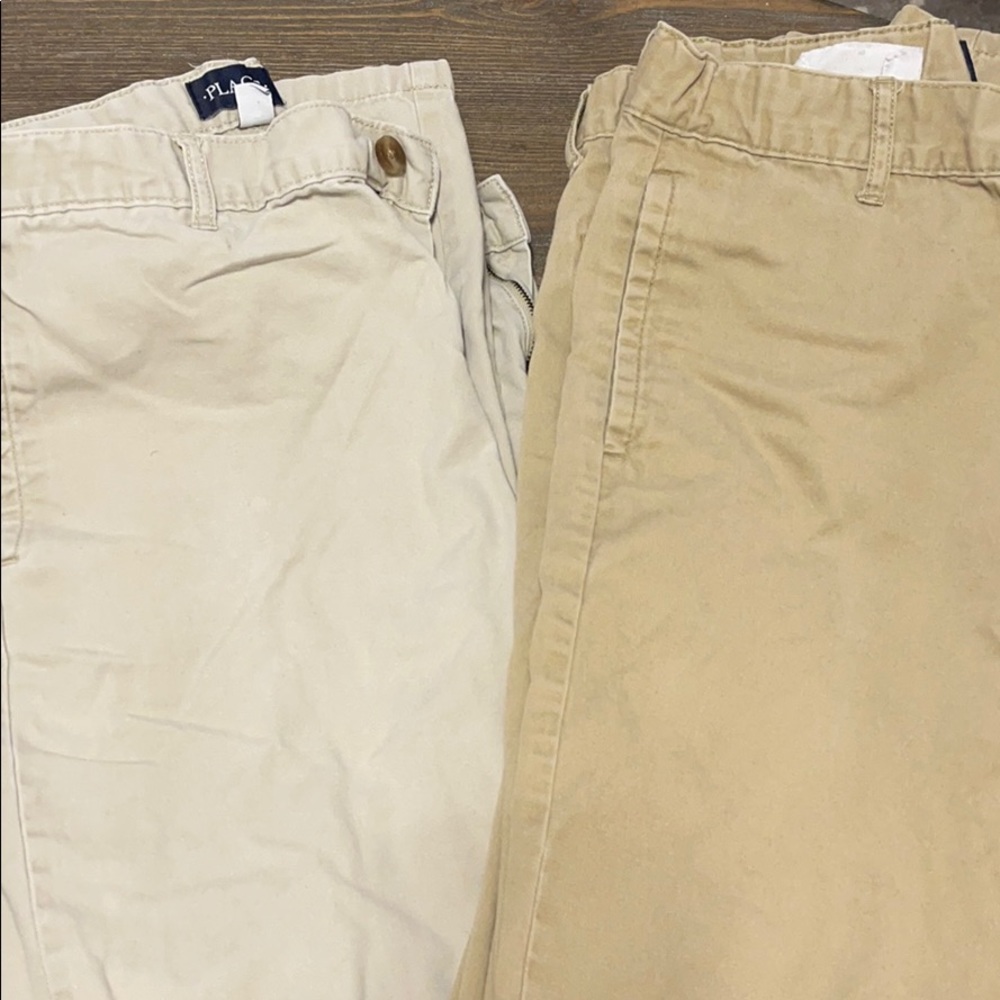 Lot of 6 The Children’s Place Boys Khakis Sz 16